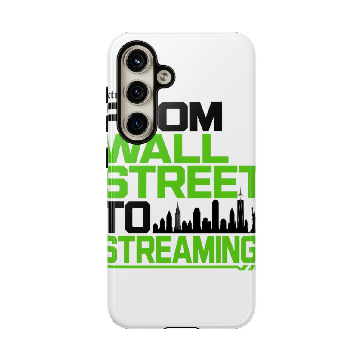 ExtraEmily "From Wall Street to Streaming!" Phone Case - alternate angle 2, merchandise