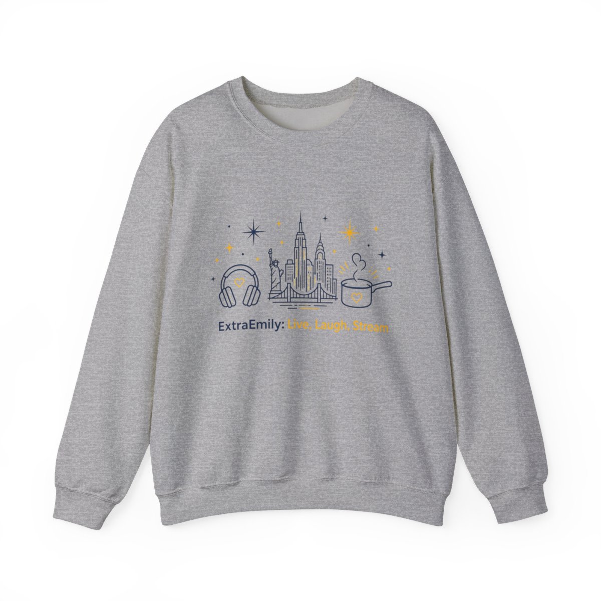 ExtraEmily "ExtraEmily: Live Crewneck - ExtraEmily official sweatshirts merch