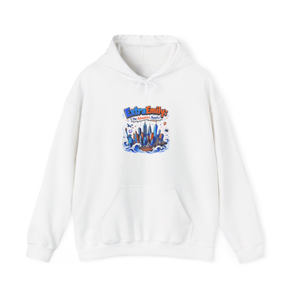 ExtraEmily "ExtraEmily: The Adventure Awaits!" Hoodie — official ExtraEmily hoodies