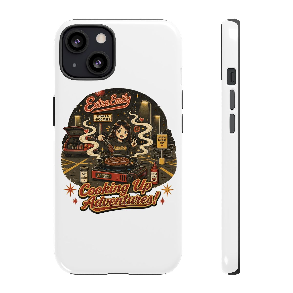 ExtraEmily "Cooking Up Adventures!" Phone Case